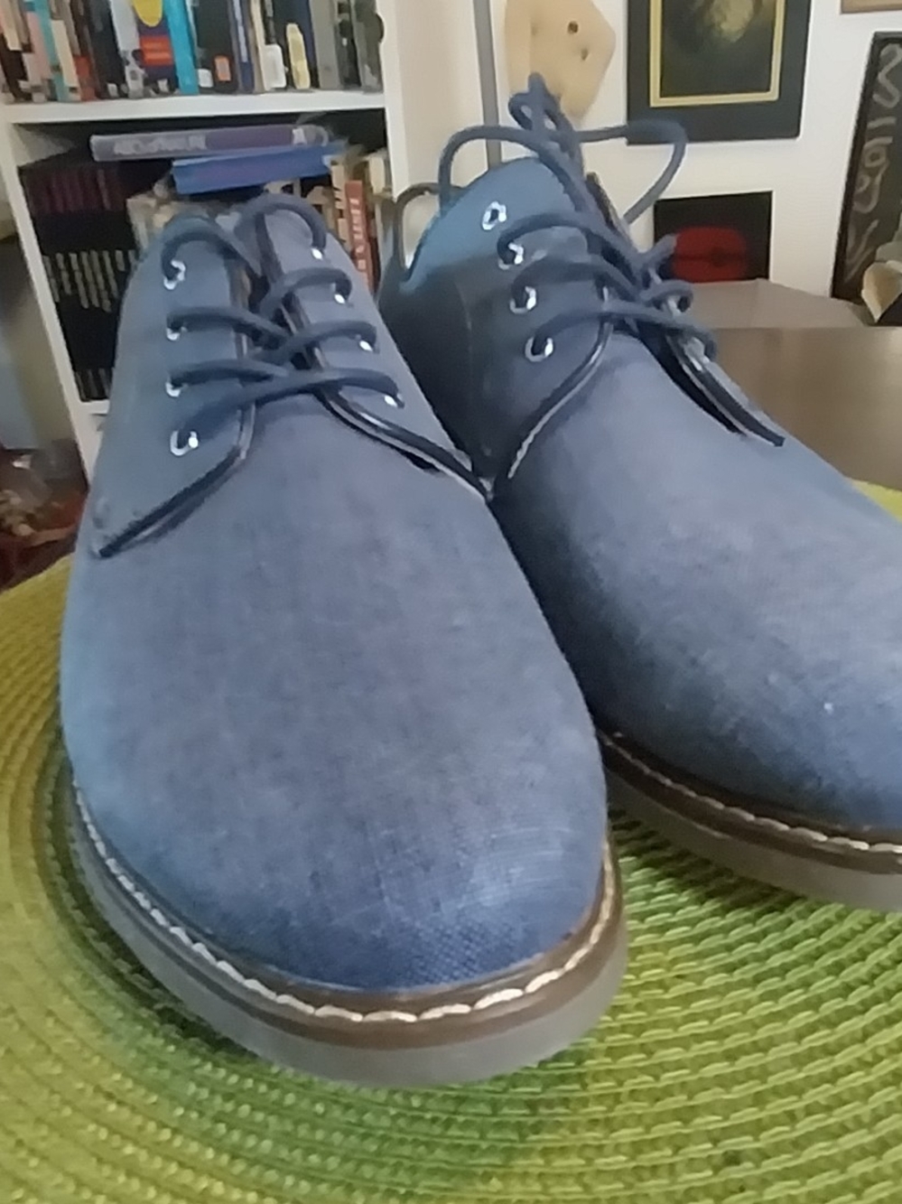 Izod Navy Blue Casual Derby Shoes